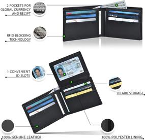 img 3 attached to 💼 Ultimate Security Men's Wallets: Minimalist Design, Blocking Technology & Money Organizers