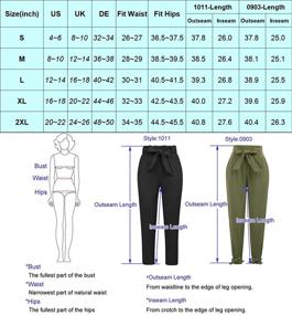 img 1 attached to Stylish and Versatile GRACE KARIN Women's Casual High Waist Pencil Pants with Chic Bow-Knot Pockets - Perfect for Work