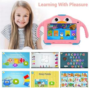 img 3 attached to Kids Tablet for Toddlers - Android Tablet with WiFi, Dual Camera, 1GB RAM, 32GB Storage, 1024 x 600 Screen, Parental Control, Google Playstore, YouTube, Netflix - Ideal for Boys and Girls - 10 Inch Display - Android 10