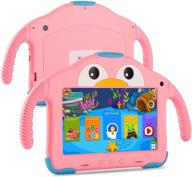 kids tablet for toddlers - android tablet with wifi, dual camera, 1gb ram, 32gb storage, 1024 x 600 screen, parental control, google playstore, youtube, netflix - ideal for boys and girls - 10 inch display - android 10 logo