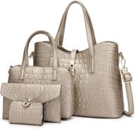 👜 women's handbags crossbody shoulder wallets - trendy handbags & wallets for women logo