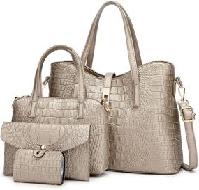 img 4 attached to 👜 Women's Handbags Crossbody Shoulder Wallets - Trendy Handbags & Wallets for Women