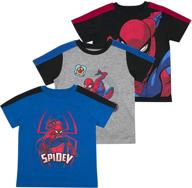 🦸 marvel avengers and spiderman superhero shirts 3-pack - ideal for boys and toddlers logo