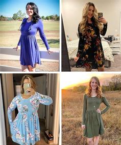 img 2 attached to 👗 Stylish and Convenient Sleeve Dresses with Pockets for Women - Unbranded Women's Clothing