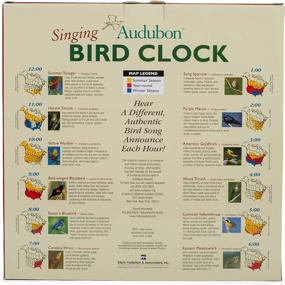 img 2 attached to 🕒 Mark Feldstein &amp; Associates 13 Inch Audubon Singing Bird Wall Clock