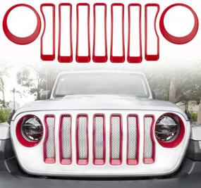 img 4 attached to Opall Grille Headlight 2018 2020 Wrangler