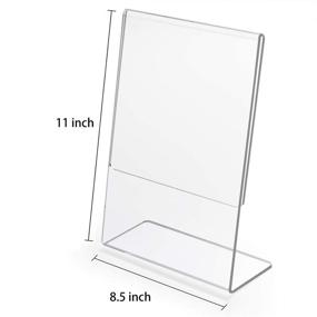 img 1 attached to 🍽️ Acrylic Plastic Display Stands for Restaurants