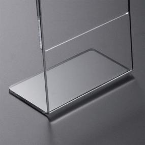 img 2 attached to 🍽️ Acrylic Plastic Display Stands for Restaurants