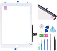 🛠️ t phael white digitizer repair kit for ipad 9.7" 2018 ipad 6 6th gen a1893 a1954 touch screen digitizer replacement (no home button) + adhesive + tools: buy now! logo