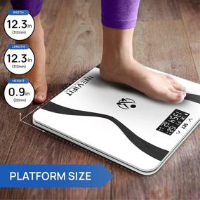 img 1 attached to 📊 Highly Accurate Digital Body-Analyzer Scale by INEVIFIT, Measures Weight, Body Fat, Water, Muscle & Bone Mass for 10 Users. Includes Batteries