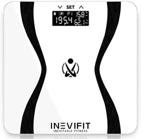 img 4 attached to 📊 Highly Accurate Digital Body-Analyzer Scale by INEVIFIT, Measures Weight, Body Fat, Water, Muscle & Bone Mass for 10 Users. Includes Batteries