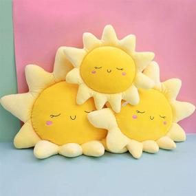 img 3 attached to 🌤️ Mathew Sun Cloud Plush Throw Pillow for Sofa, Cushion for Car Seat or Neck Support Pillow