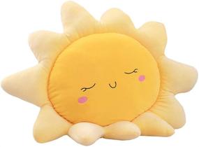 img 4 attached to 🌤️ Mathew Sun Cloud Plush Throw Pillow for Sofa, Cushion for Car Seat or Neck Support Pillow