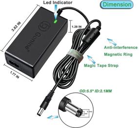 img 3 attached to 🔌 Гонине АС-ПВ20 АС адаптер ACPW20 источник питания NP-FW50 фиктивная батарея DC куплер зарядное устройство комплект для фотокамеры Sony Alpha A6000 A6100 A6400 A6500 A6300 A5100 ZV-E10 A7 A7II A7RII A7SII A7S RX10 II IV NEX: Идеальное решение для питания фото- и видеокамер Sony Alpha и NEX.
