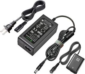img 4 attached to 🔌 Гонине АС-ПВ20 АС адаптер ACPW20 источник питания NP-FW50 фиктивная батарея DC куплер зарядное устройство комплект для фотокамеры Sony Alpha A6000 A6100 A6400 A6500 A6300 A5100 ZV-E10 A7 A7II A7RII A7SII A7S RX10 II IV NEX: Идеальное решение для питания фото- и видеокамер Sony Alpha и NEX.