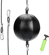 🥊 discover ultimate training with the speed punch bag: leather double end boxing speed ball punching bag for gym, mma, boxing, and sports - ideal for adults, kids, men, and women! логотип