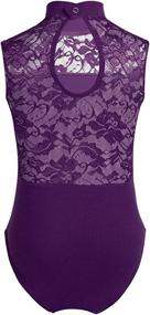 img 4 attached to CHICTRY Dancewear Gymnastics Sleeveless Turtleneck Sports & Fitness in Other Sports
