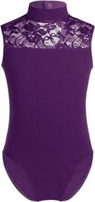 img 3 attached to CHICTRY Dancewear Gymnastics Sleeveless Turtleneck Sports & Fitness in Other Sports