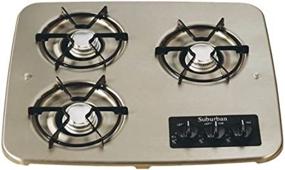 img 3 attached to 🔥 Suburban 2938AST 3-Burner Stainless Cooktop: Efficient and Stylish Cooking for Your Kitchen