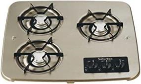 img 2 attached to 🔥 Suburban 2938AST 3-Burner Stainless Cooktop: Efficient and Stylish Cooking for Your Kitchen