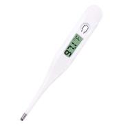 🌡️ high precision digital lcd thermometer- waterproof metal probe for oral, rectal, and armpit readings- accurate and fast fever thermometer for baby, child, and adult logo