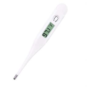 img 4 attached to 🌡️ High Precision Digital LCD Thermometer- Waterproof Metal Probe for Oral, Rectal, and Armpit Readings- Accurate and Fast Fever Thermometer for Baby, Child, and Adult