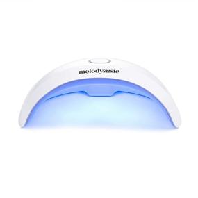 img 4 attached to 💅 Portable UV LED Nail Lamp for Gel Polish - Melodysusie UV Light for Nails, Ideal for Travel, Home, School, Office - Suitable for Acrylic and Gel (White)