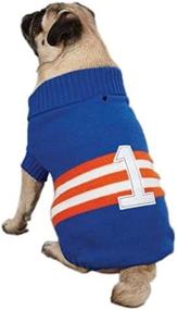 img 3 attached to Zack Zoey Acrylic Collegiate Sweater Dogs