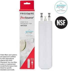 img 3 attached to Frigidaire WF3CB Puresource3 Refrigerator Water 🚰 Filter: Pure and Refreshing Water Filtration in White