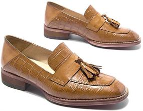 img 3 attached to Beautoday Alligator Pattern Leather 6 5 Men's Shoes