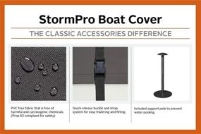 img 1 attached to Heavy Duty Waterproof Boat Cover by Classic Accessories - DryGuard
