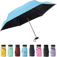 🌂 компактный зонтик для путешествий toptie: безупречная защита для частых путешественников. логотип