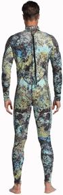 img 1 attached to Dyung Tec 3MM Camo Neoprene Wetsuits: Ultimate Full Suit for Scuba Diving, Spearfishing, and Water Sports - Men's and Unisex One Piece Sport Skin