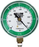 🌡️ yellow jacket 69044 vacuum gauge: accurate measurement from 0-30" hg/760-0 torr, 3 1/8" diameter logo