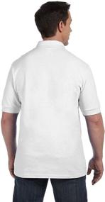 img 1 attached to 👕 Hanes 055X Unisex ComfortSoft Pique: The Ultimate Men's Clothing and Shirt Collection