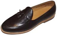 👞 smythe leather tassel loafers with a belgian twist logo