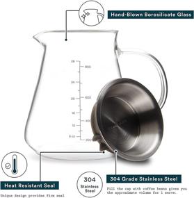 img 2 attached to ☕️ Glass Coffee Server Pouring Range