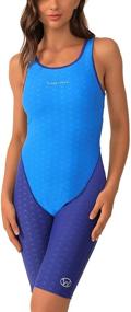 img 1 attached to Eukivntn Competitive Swimsuit Swimwear Racerback