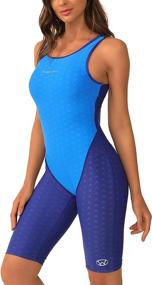 img 4 attached to Eukivntn Competitive Swimsuit Swimwear Racerback