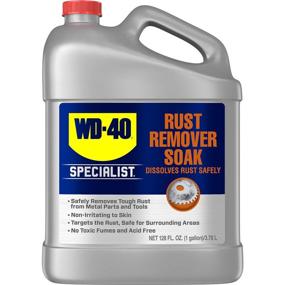 img 4 attached to 💪 Powerful Rust Remover Soak by WD-40 - One Gallon [4-Pack] - Eliminate Rust Efficiently!