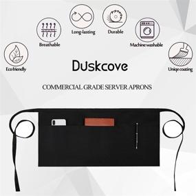 img 3 attached to Фартуки для серверов DUSKCOVE Pack Pockets