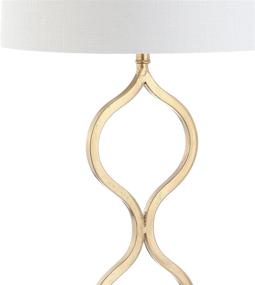 img 2 attached to 💡 JONATHAN Y JYL3028A Levi 31.5" GoldLeaf Metal/Crystal LED Table Lamp: Contemporary Glam for Bedroom, Living Room, Office, College Dorm