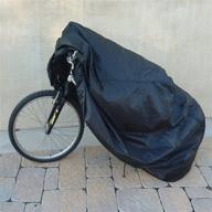 🚲 formosa covers black bike storage cover: durable indoor and outdoor bicycle protection with carrying bag logo