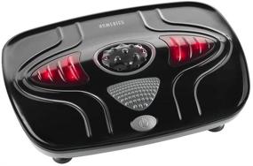 img 4 attached to 💆 HoMedics Vibration Foot Massager: Portable Massage Machine with Heat - Ultimate Relaxation for Tired Feet!