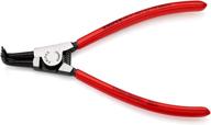 🔧 наждачные пассы knipex tools 4621a21 6,75 дюймов черные - 90 градусов угловые, с прецизионным кованым наконечником, внешний захват, диаметр вала 3/4" - 2 23/64 логотип