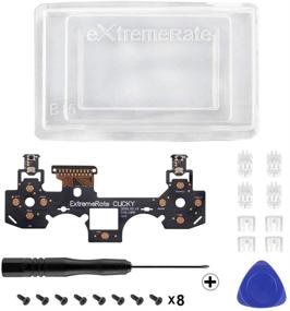 img 2 attached to 🎮 eXtremeRate PS4 Clicky Hair Trigger Kit for CUH ZCT2 Controller Shoulder Buttons, Custom Flashshot Trigger Stop Flex Cable for PS4 Slim Pro Controller JDM-040/050/055 - Enhanced SEO