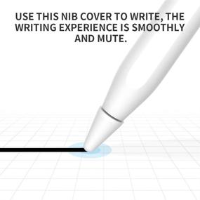 img 3 attached to FRTMA [2 in 1] Non-Slip Writing Nib/Tip Protector for Apple Pencil 1st &amp; 2nd Generation (Pack of 10), White - Enhanced SEO