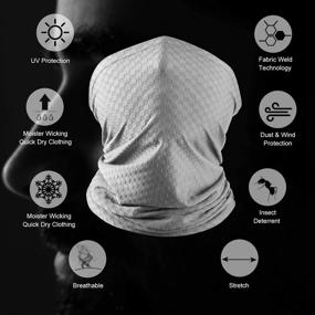 img 3 attached to 🥶 JUNHUI Cooling Neck Gaiter: Stay Cool and Protected in Style for Outdoor Activities!