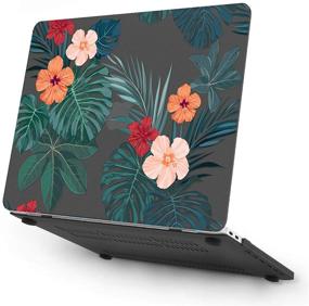 img 4 attached to 🌸 KKP MacBook Air 13 inch Case A1932 (New Ver 2018-2019 Release) with Keyboard Cover Screen Protector, 3D Flowers Pattern Hard Shell Case for MacBook Air 13 inch (F10)