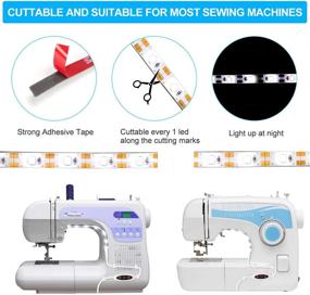 img 1 attached to 🧵 Sewing Machine LED Light Strip - Lmaytech Sewing and Quilting Machine Supplies Lighting Kit for All Sewing Machines